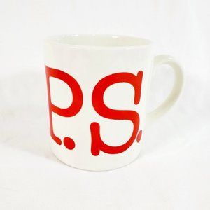 Vintage P.S. I Love You Grindley Coffee Tea Mug Made in England Valentine's Day